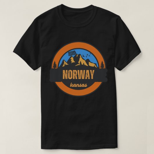 Norwegen, Kanada T-Shirt (Design vorne)