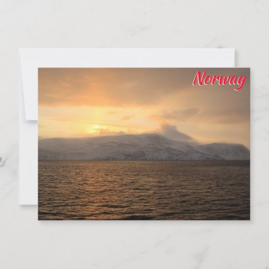 Norwegen-Karte (Vorderseite)