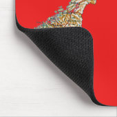 Norwegen-Karte Mousepad (Ecke)
