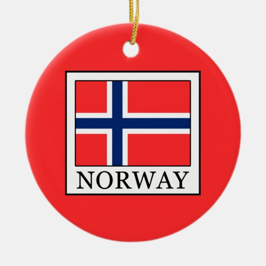 Norwegen Keramik Ornament (Vorne)