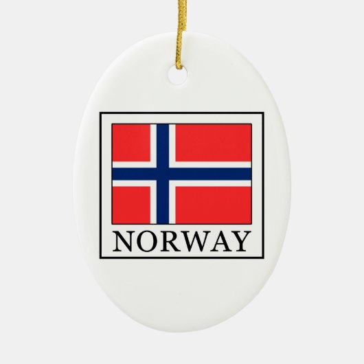 Norwegen Keramik Ornament (Vorne)
