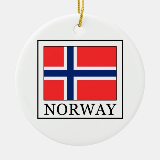 Norwegen Keramik Ornament (Vorne)