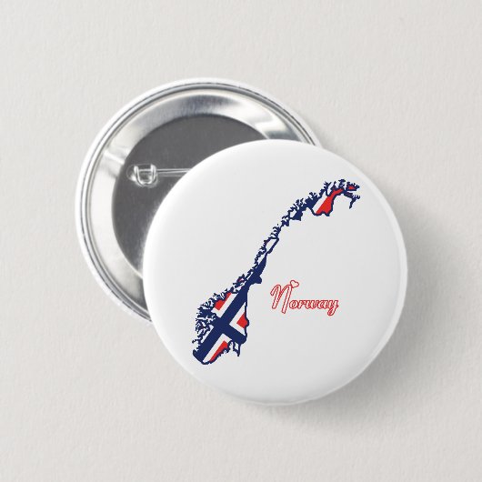 Norwegen-Knopf Button (Vorne & Hinten)