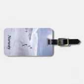 Norwegen-Landschaft Gepäckanhänger (Vorderseite horizontal)