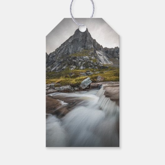 Norwegen Landschaftsbild Geschenkanhänger (Vorderseite)