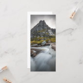 Norwegen Landschaftsbild Karte (Vorderseite/Rückseite Beispiel)