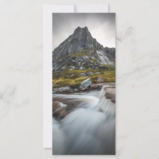 Norwegen Landschaftsbild Karte (Vorderseite)