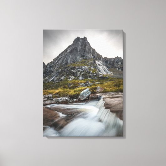 Norwegen Landschaftsbild Leinwanddruck (Vorderseite)