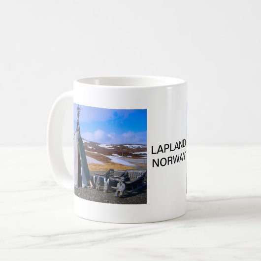 Norwegen, Lappland, Sami Regelung Kaffeetasse (Vorderseite Links)