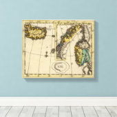 Norwegen Leinwanddruck (Insitu (Holzboden))