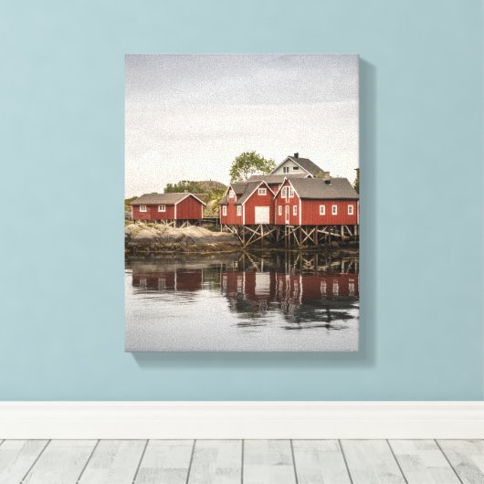 Norwegen Leinwanddruck (Insitu (Holzboden))