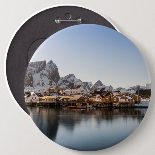 Norwegen Lofoten Button (Vorne & Hinten)