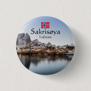 Norwegen Lofoten Button