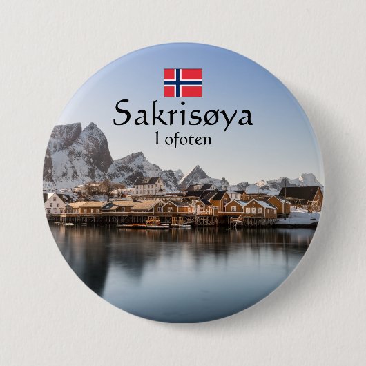 Norwegen Lofoten Button (Vorderseite)
