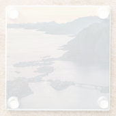 Norwegen Lofoten Glasuntersetzer (Rückseite)