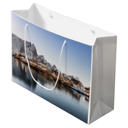 Norwegen Lofoten Große Geschenktüte (Vorderseite Schrägansicht)