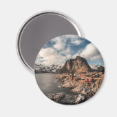 Norwegen Lofoten Islands Souvenir Magnet (Vorderseite/Rückseite)