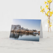 Norwegen Lofoten Karte (Gelbe Blume)
