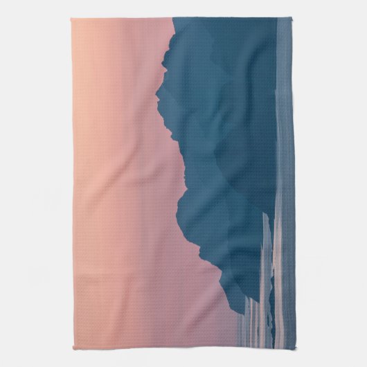 Norwegen Lofoten Landschaft Geschirrtuch (Vertikal)