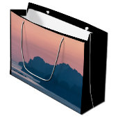 Norwegen Lofoten Landschaft Große Geschenktüte (Vorderseite Schrägansicht)