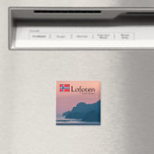Norwegen Lofoten Landschaft Magnet (In Situ (Geschirrspüler))