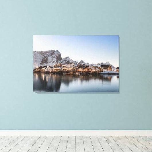 Norwegen Lofoten Leinwanddruck (Insitu (Holzboden))