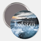 Norwegen Lofoten Magnet (Vorderseite/Rückseite)