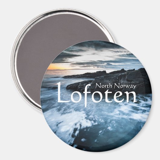 Norwegen Lofoten Magnet (Vorderseite/Rückseite)