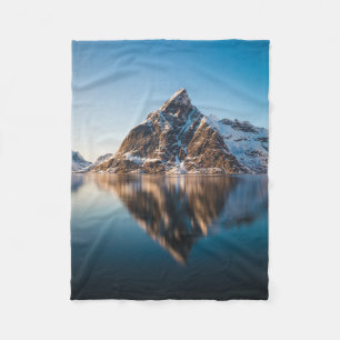 Norwegen Lofoten Mountain Fleecedecke
