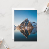 Norwegen Lofoten Mountain Karte (Vorderseite/Rückseite Beispiel)