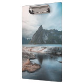 Norwegen Lofoten Mountain Klemmbrett (Links)