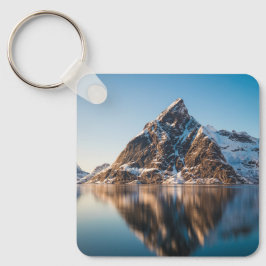 Norwegen Lofoten Mountain Schlüsselanhänger