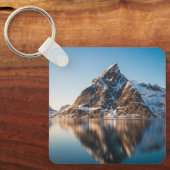 Norwegen Lofoten Mountain Schlüsselanhänger (Vorderseite)