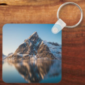 Norwegen Lofoten Mountain Schlüsselanhänger (Rückseite)