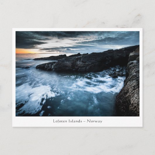 Norwegen Lofoten Postkarte (Vorderseite)