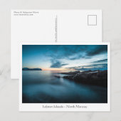 Norwegen Lofoten Postkarte (Vorne/Hinten)