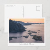 Norwegen Lofoten Postkarte (Vorne/Hinten)