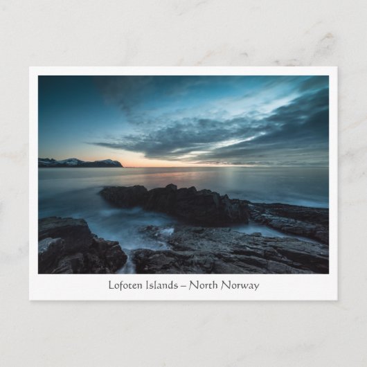 Norwegen Lofoten Postkarte (Vorderseite)