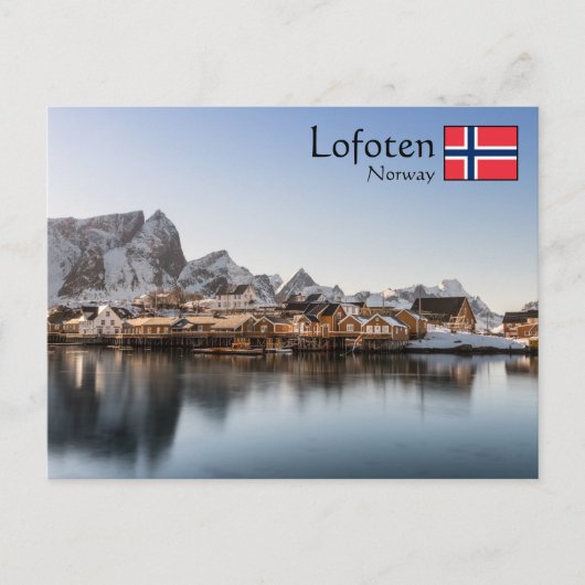 Norwegen Lofoten Postkarte (Vorderseite)