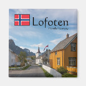 Norwegen Lofoten Reine Magnet (Vorne)