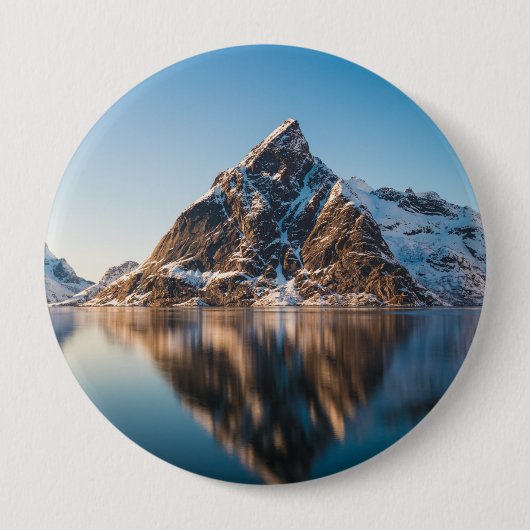 Norwegen Lofoten Souvenir Button (Vorderseite)