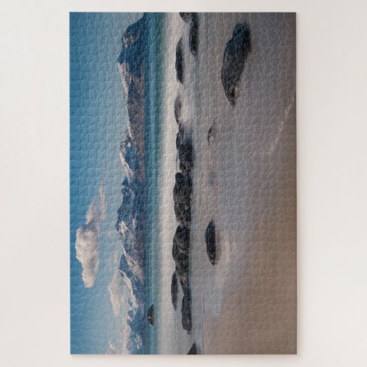 Norwegen Lofoten Vikten Beach Puzzle (Vertikal)