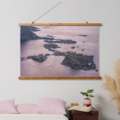 Norwegen Lofoten Wandteppich Mit Holzrahmen (Schlafzimmer)