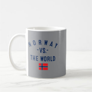 Norwegen Lustiger Spruch Norwegische Flagge Stolz Kaffeetasse