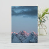 Norwegen Lyngen Mountains Card (Stehend Vorderseite)