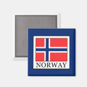 Norwegen Magnet (Vorderseite/Rückseite)