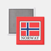 Norwegen Magnet (Vorderseite/Rückseite)