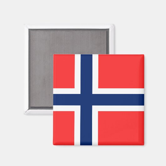 Norwegen Magnet (Vorderseite/Rückseite)