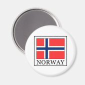 Norwegen Magnet (Vorderseite/Rückseite)