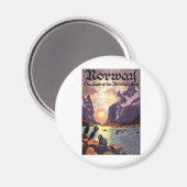Norwegen Magnet (Vorderseite/Rückseite)